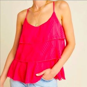 NWT Amati Amelie Tiered Tank Top, Anthropologie